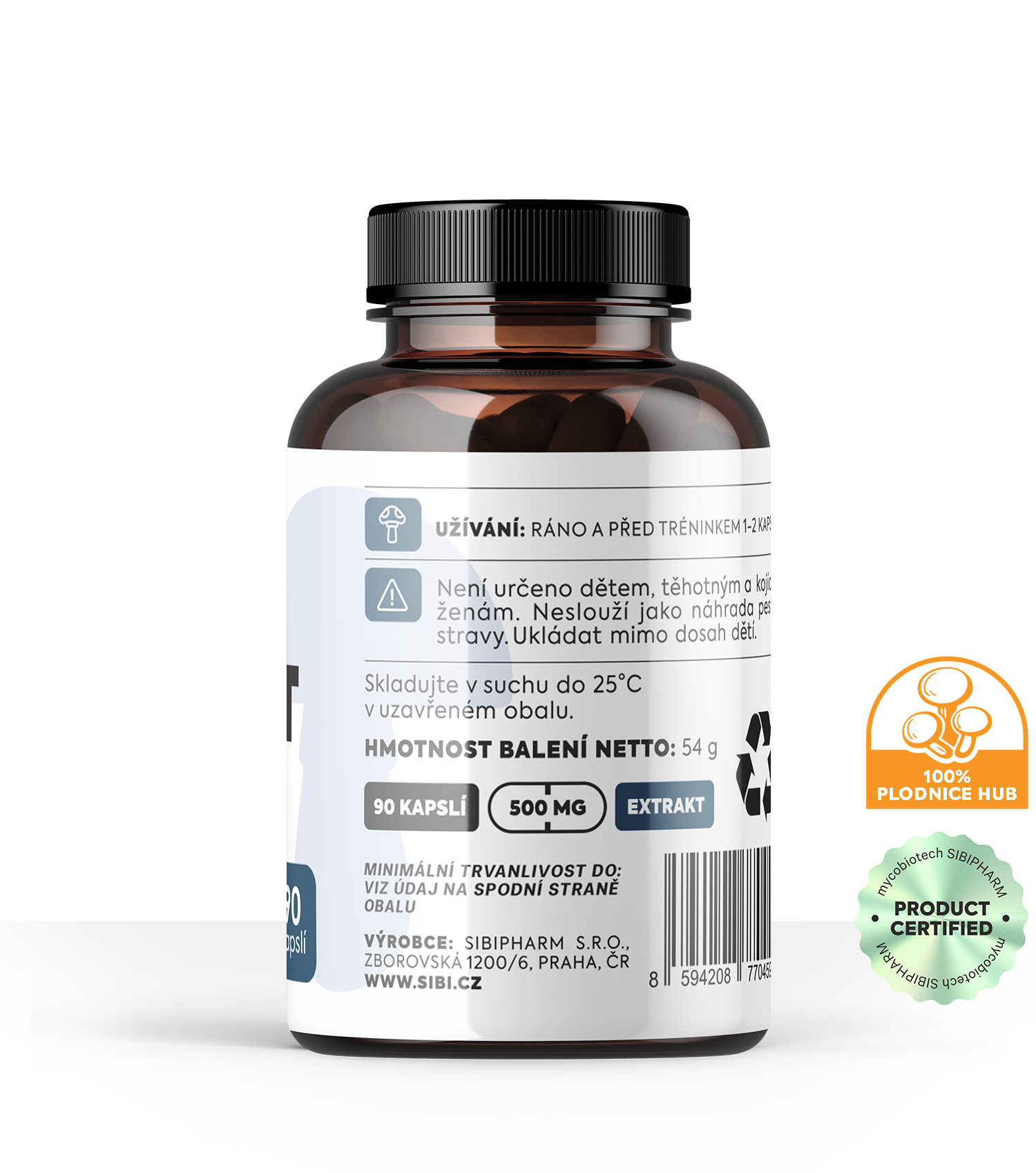 SPORT MUŽ ACTIVE KOMPLEX HOUBOVÉ EXTRAKTY 90 KPS 500 MG